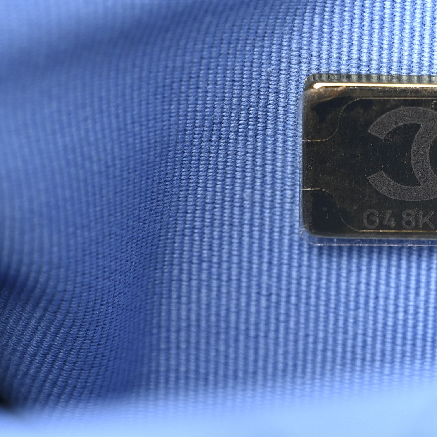 Chanel Lambskin Enamel Quilted Small Chain Frame Flap Blue 7 of 11