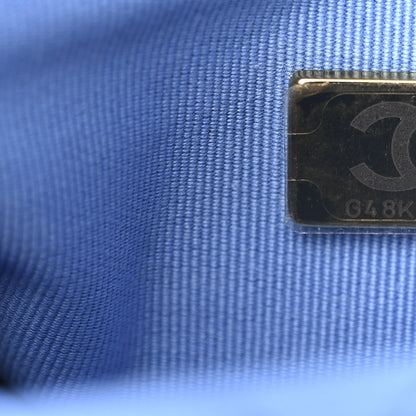Chanel Lambskin Enamel Quilted Small Chain Frame Flap Blue 7 of 11