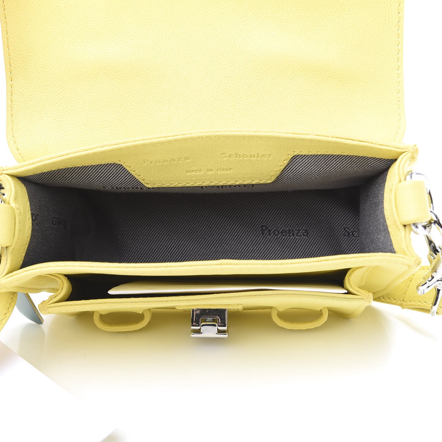 Lambskin Micro PS1 Satchel Canary Yellow