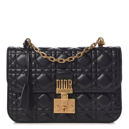 Christian Dior Lambskin Cannage Large Dioraddict Flap Bag Black 1 of 10
