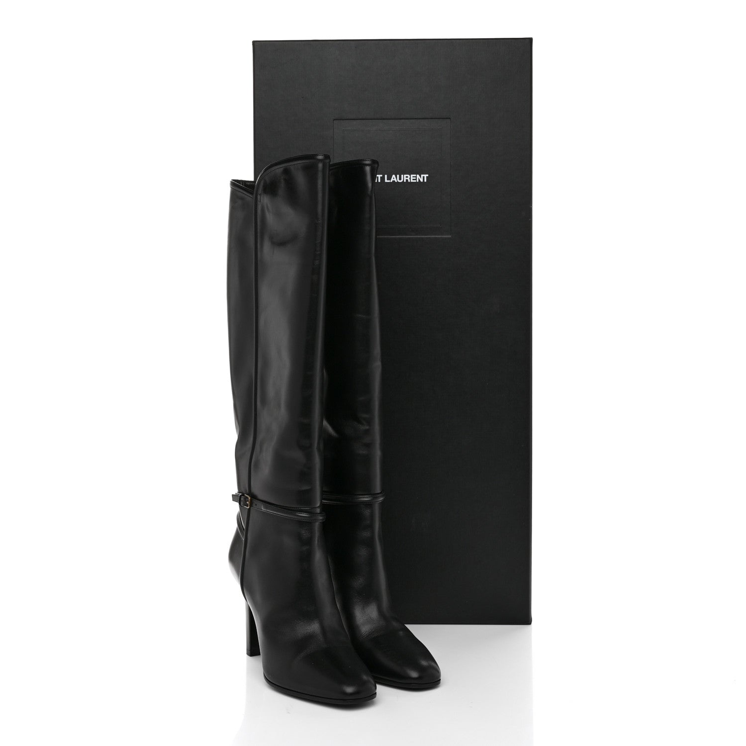 Saint Laurent Jane 90 Knee High Boots 40 Black 9 of 9