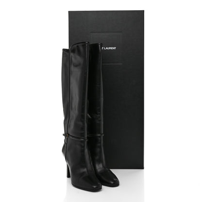 Saint Laurent Jane 90 Knee High Boots 40 Black 9 of 9