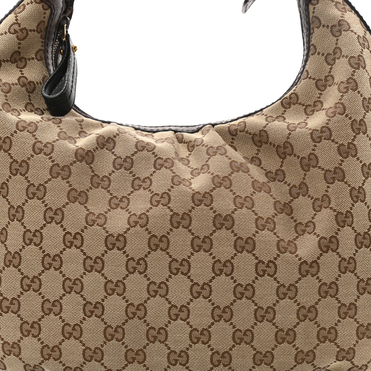 Gucci Monogram Medium Interlocking Hobo Dark Brown 8 of 10