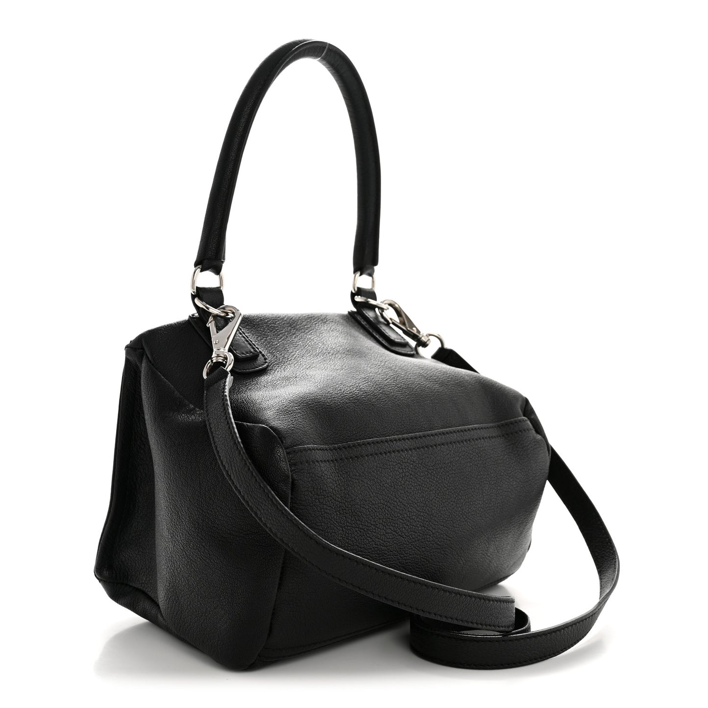 Sugar Goatskin Small Pandora Black