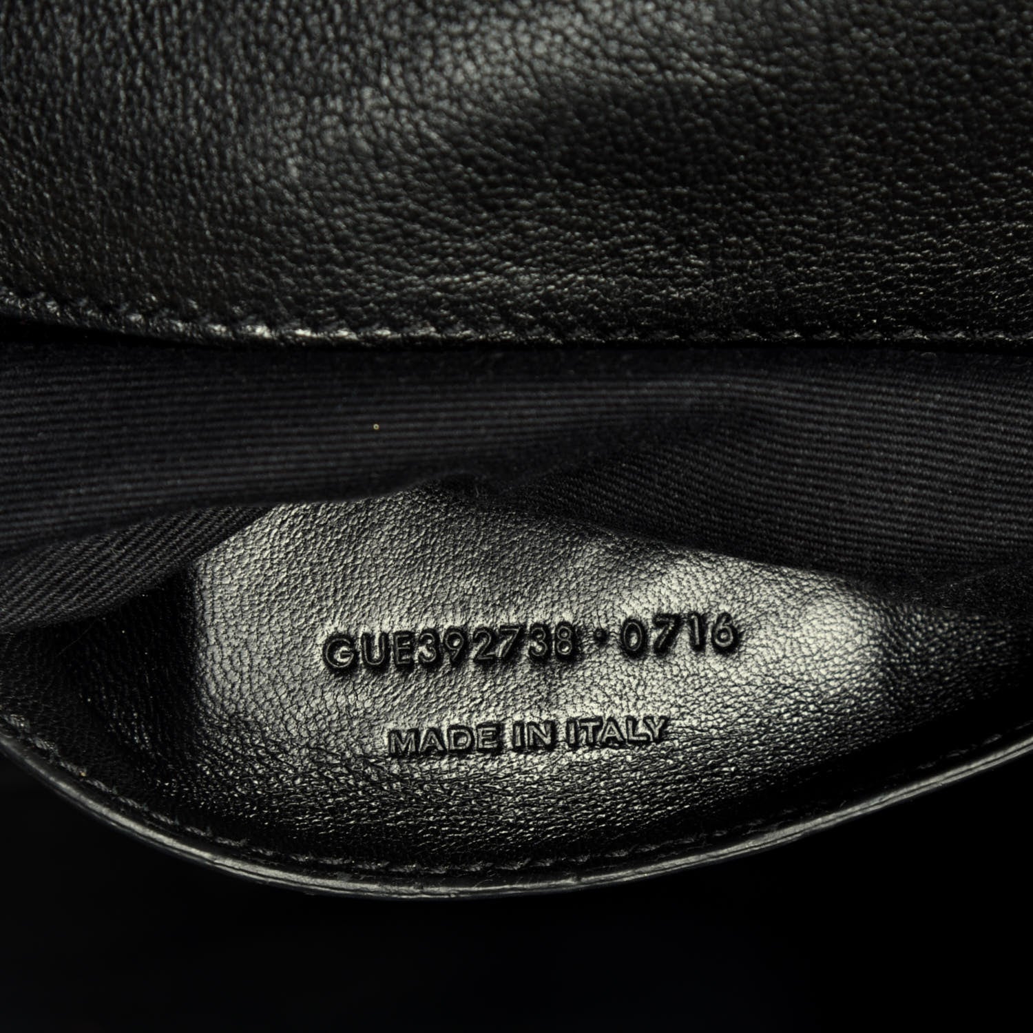 Saint Laurent Sheepskin Matelasse Chevron Monogram Large College Satchel Black 8 of 10