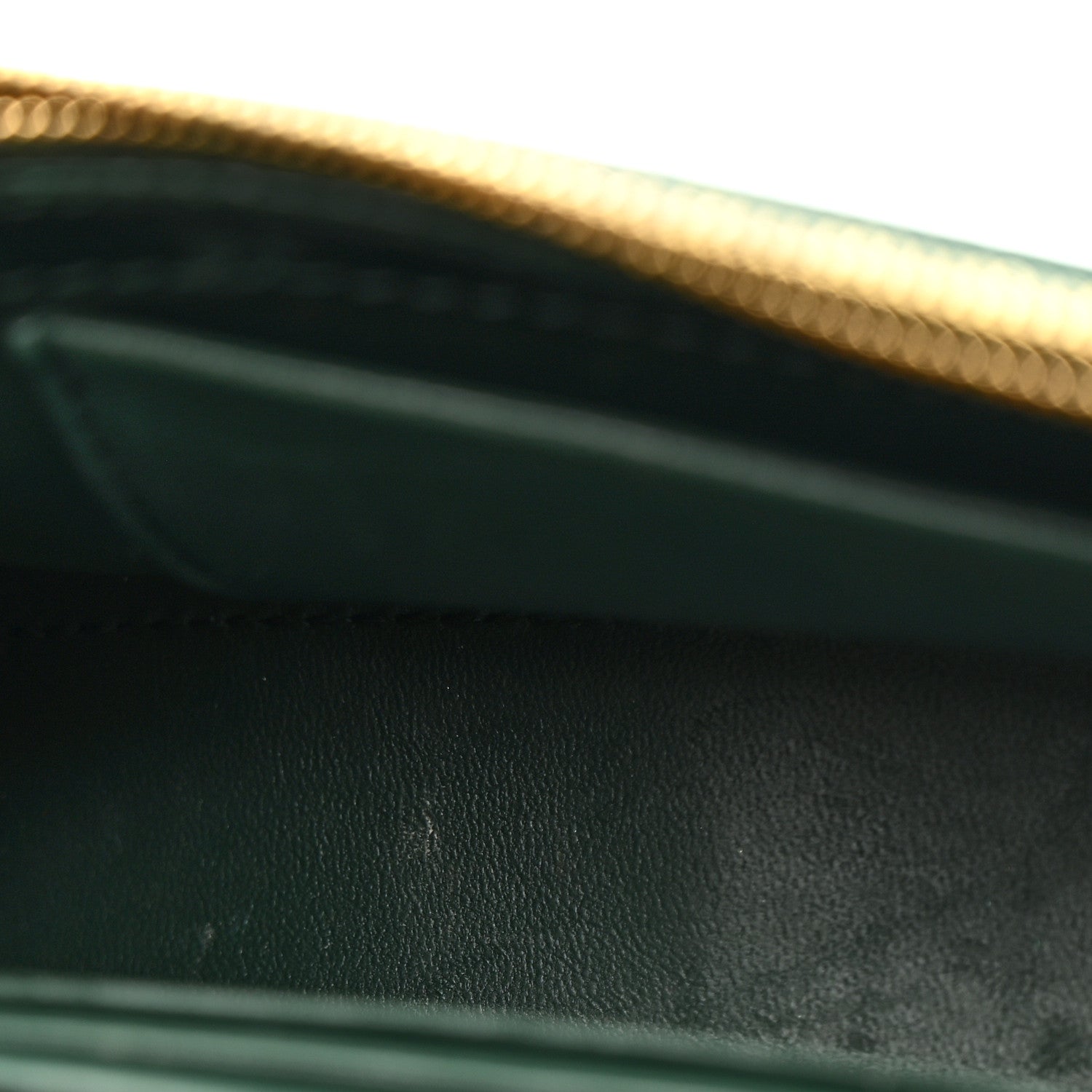 Balenciaga Shiny Calfskin Crocodile Embossed Hourglass Chain Bag Forest Green Forest Green 11 of 11