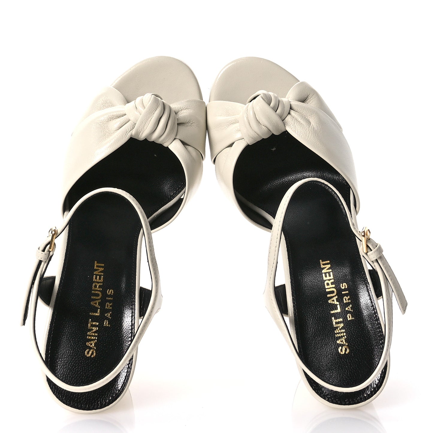 Vendome Bianca 85 Platform Sandals 35.5 Pearl