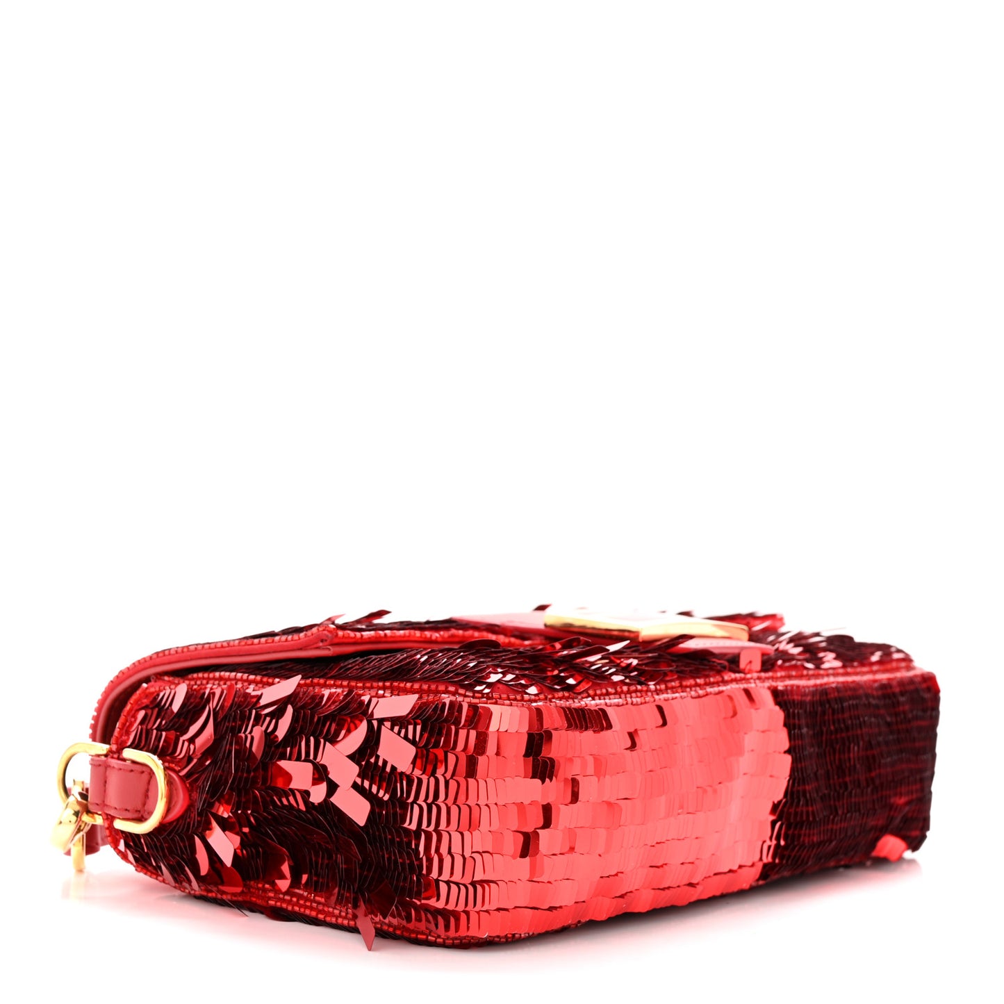 Sequin Paillettes Vitello Grace Sex and the City Baguette Mattone