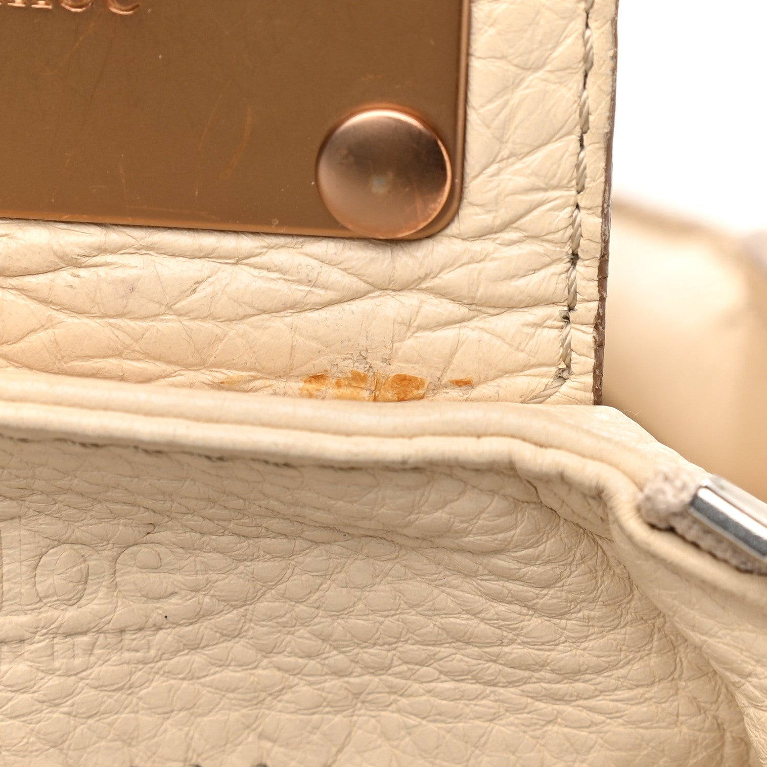 Chloe Calfskin Medium Paddington Satchel Off White 12 of 12