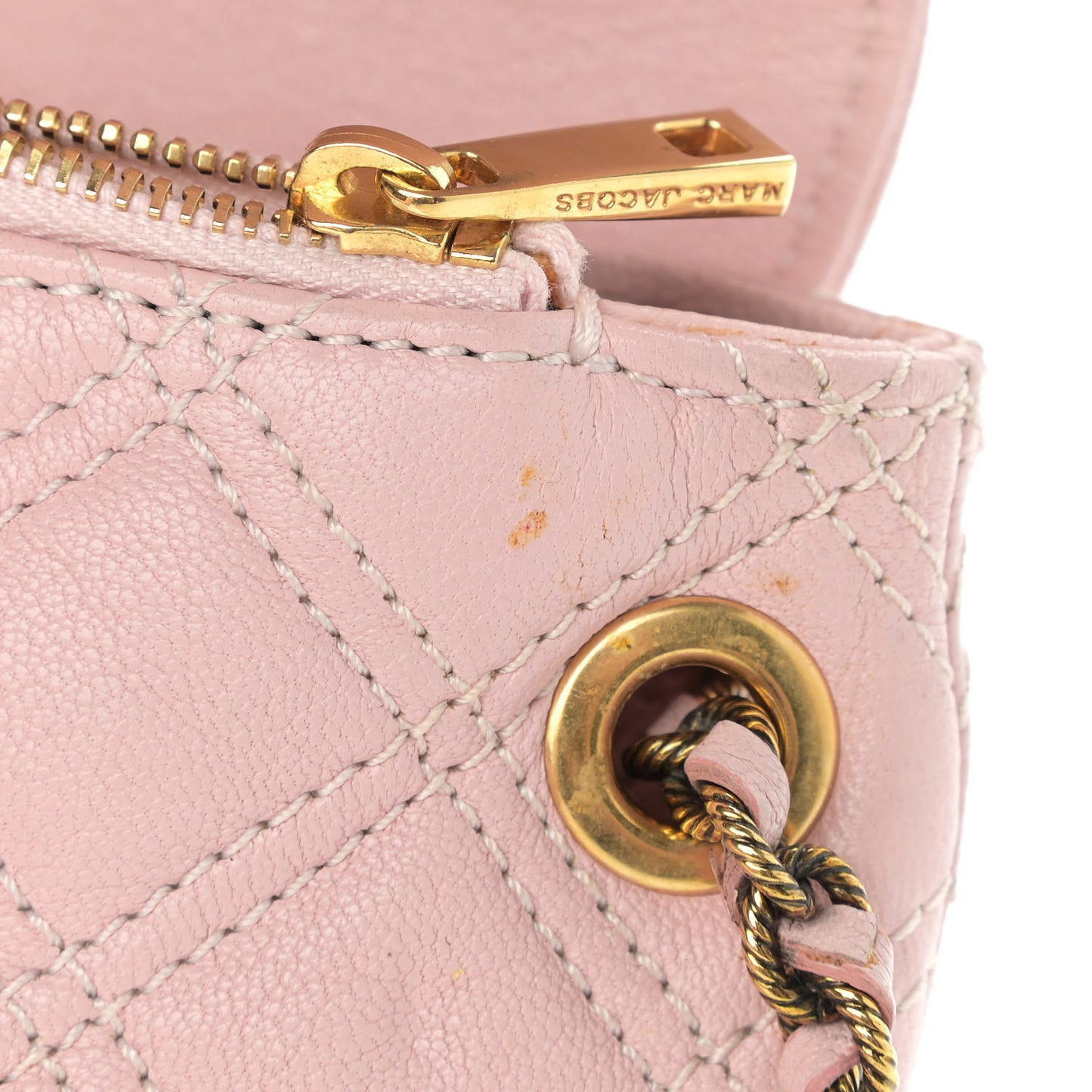 Lacquered Lambskin Baroque Single Flap Pink