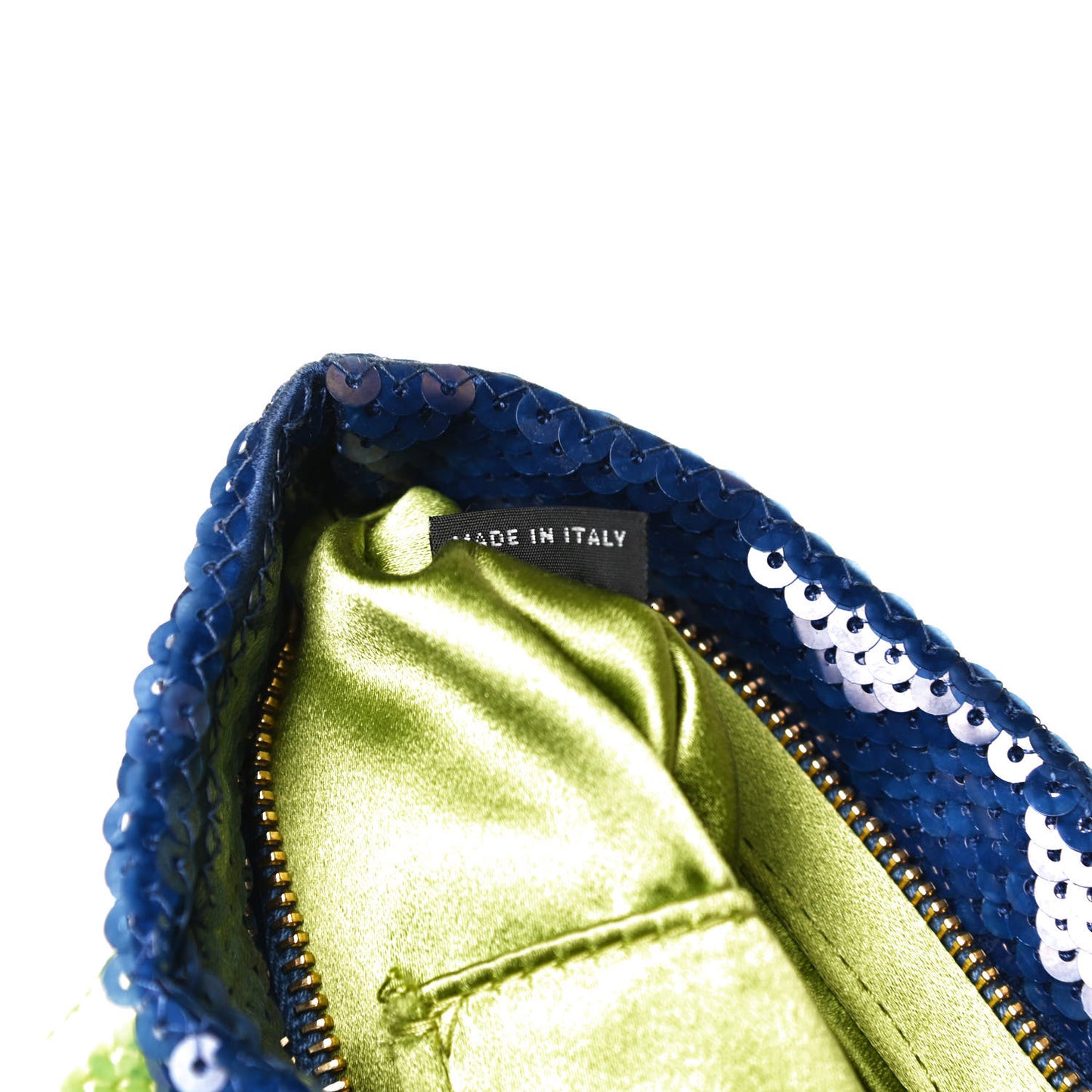 Sequin Ombre Clutch Blue Light Green