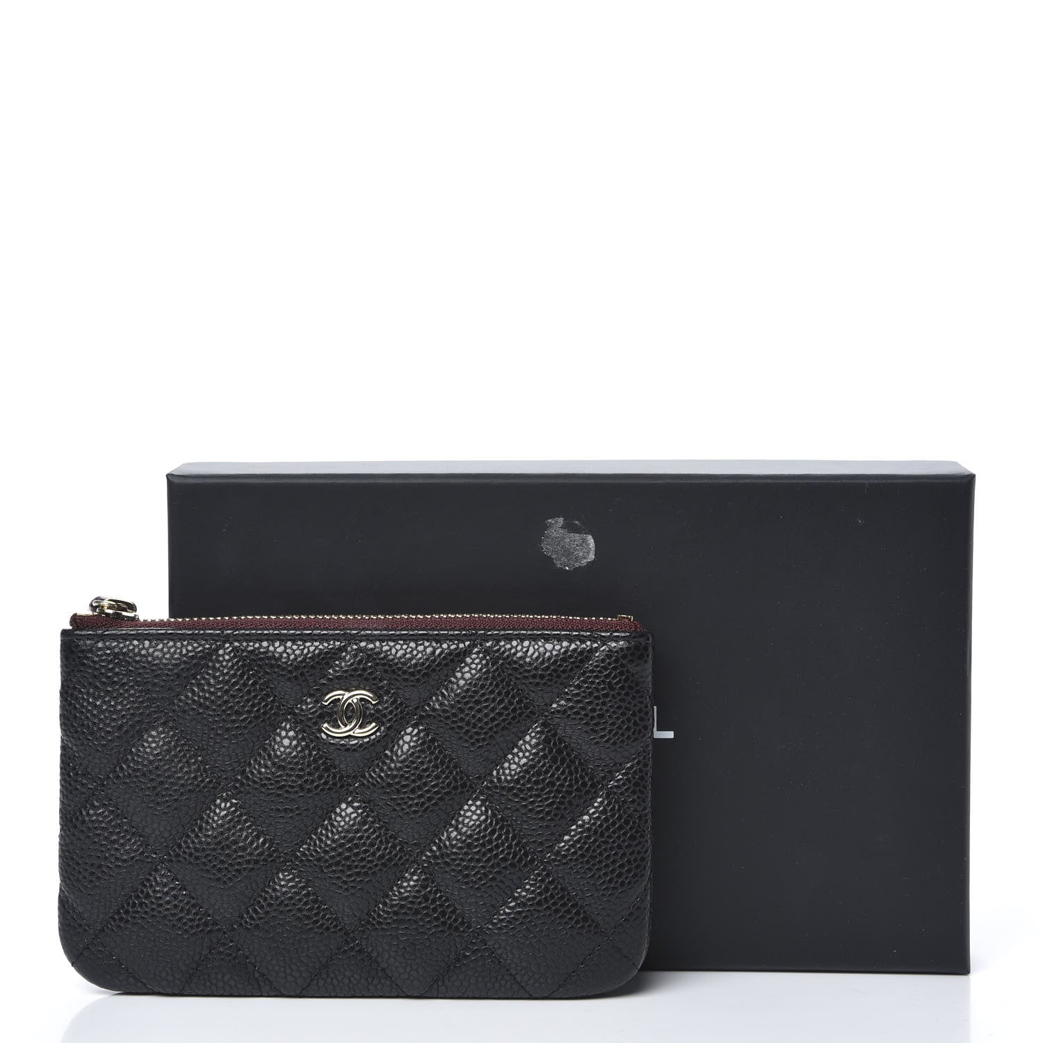 Chanel Caviar Quilted Small Cosmetic Case Black 8 of 8
