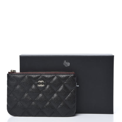 Chanel Caviar Quilted Small Cosmetic Case Black 8 of 8
