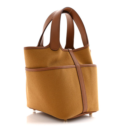 Hermes Toile Goeland Swift Cargo Picotin Lock 18 Desert Gold 3 of 11