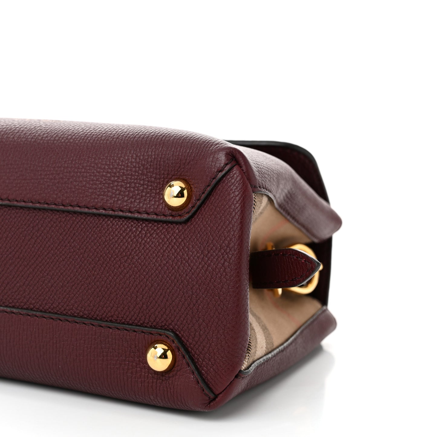 Derby Calfskin House Check Small Camberley Mahogany Red