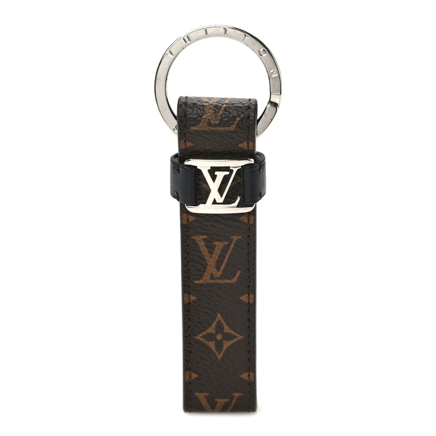 Monogram LV Dragonne Bag Charm Key Holder