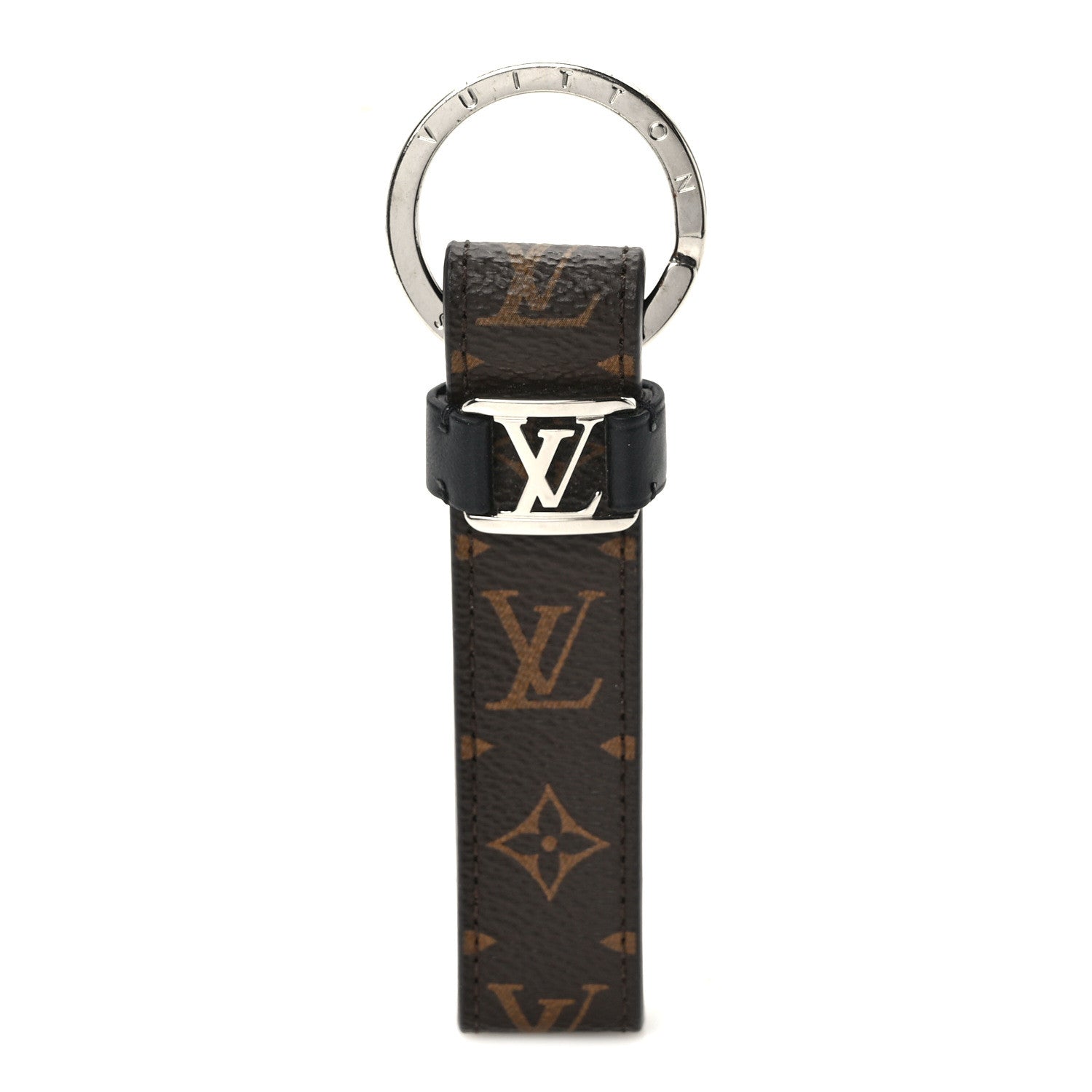 Louis Vuitton Monogram LV Dragonne Bag Charm Key Holder 1 of 3