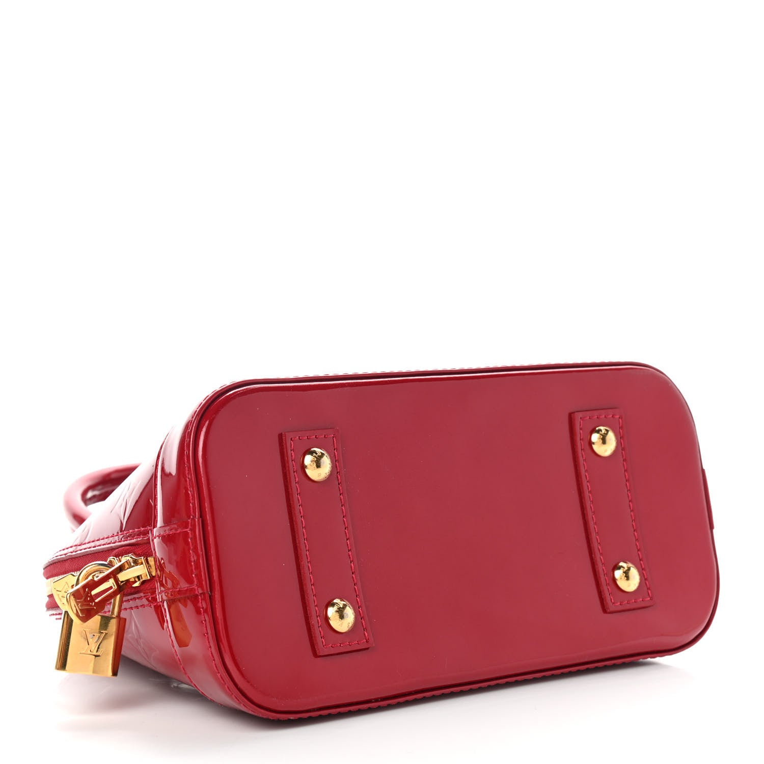 Louis Vuitton Vernis Alma BB Cherry 4 of 10