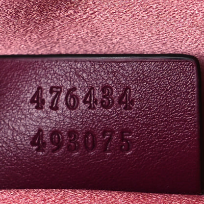 Gucci Velvet Matelasse GG Marmont Belt Bag Fuchsia 85 34 Violet Cyclamen 6 of 15