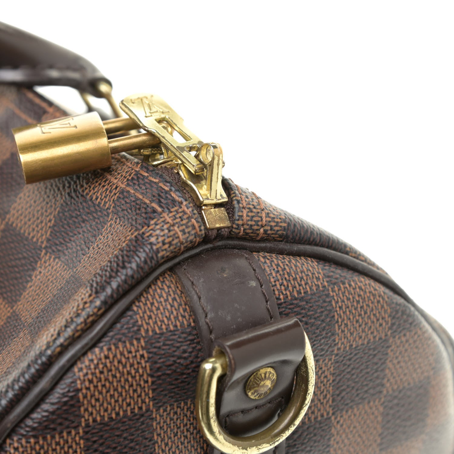 Louis Vuitton Damier Ebene Speedy Bandouliere 30 14 of 14