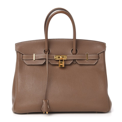 Hermes Togo Birkin 35 Etoupe 1 of 11