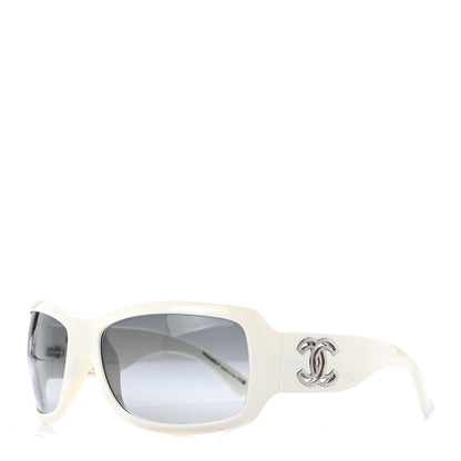 Chanel CC Sunglasses 6018 White 1 of 7