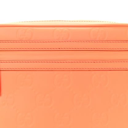 Gucci Rubber Effect Monogram GG Belt Bag New Orange Fluo 8 of 10