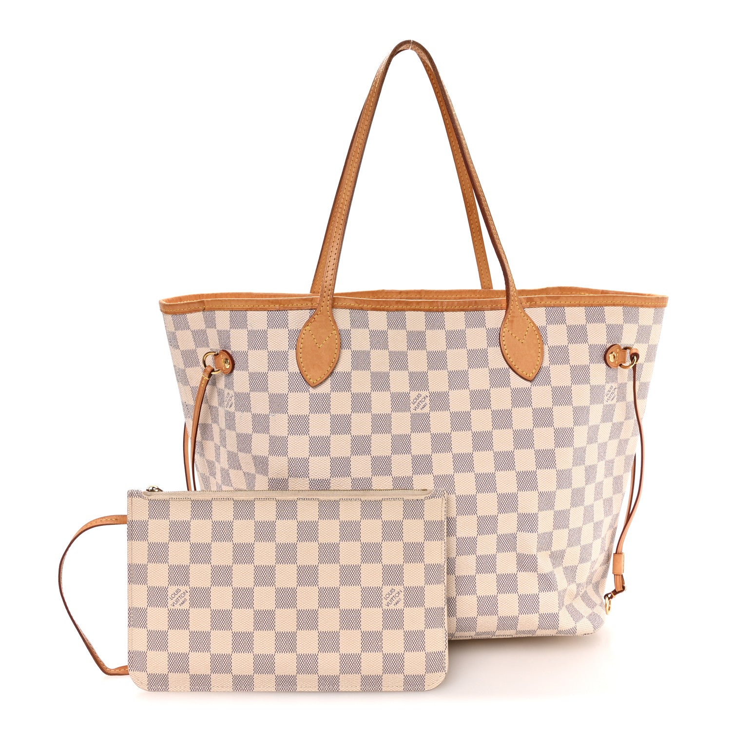 Louis Vuitton Damier Azur Neo Neverfull MM 3 of 13