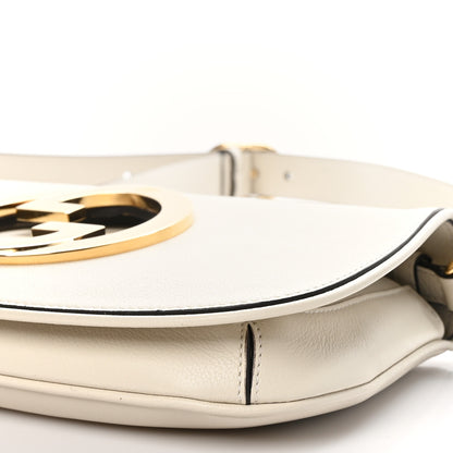 Gucci Roxy Calfskin Blondie Chain Shoulder Flap Bag Mystic White 10 of 10
