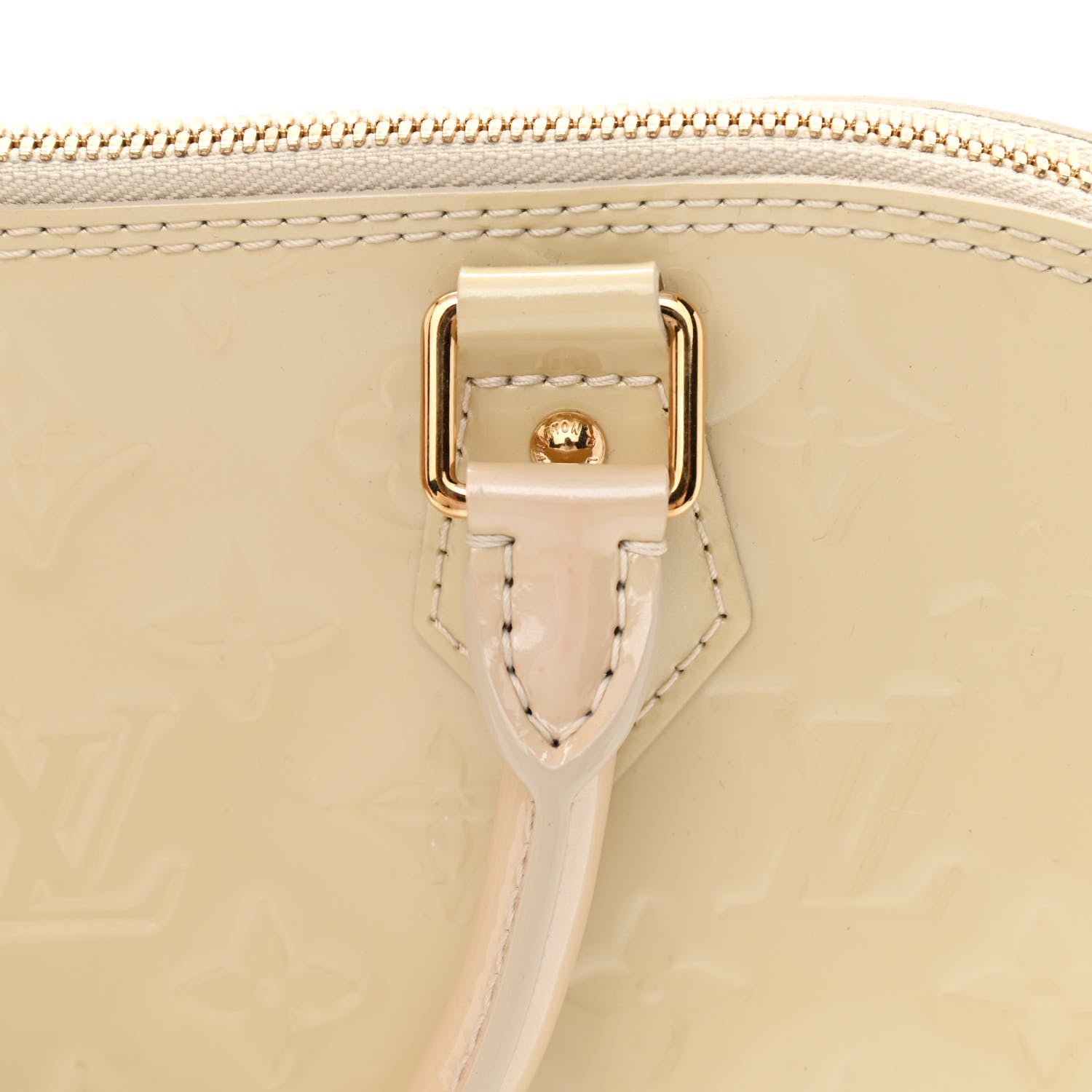 Louis Vuitton Vernis Alma PM Blanc Corail 11 of 13
