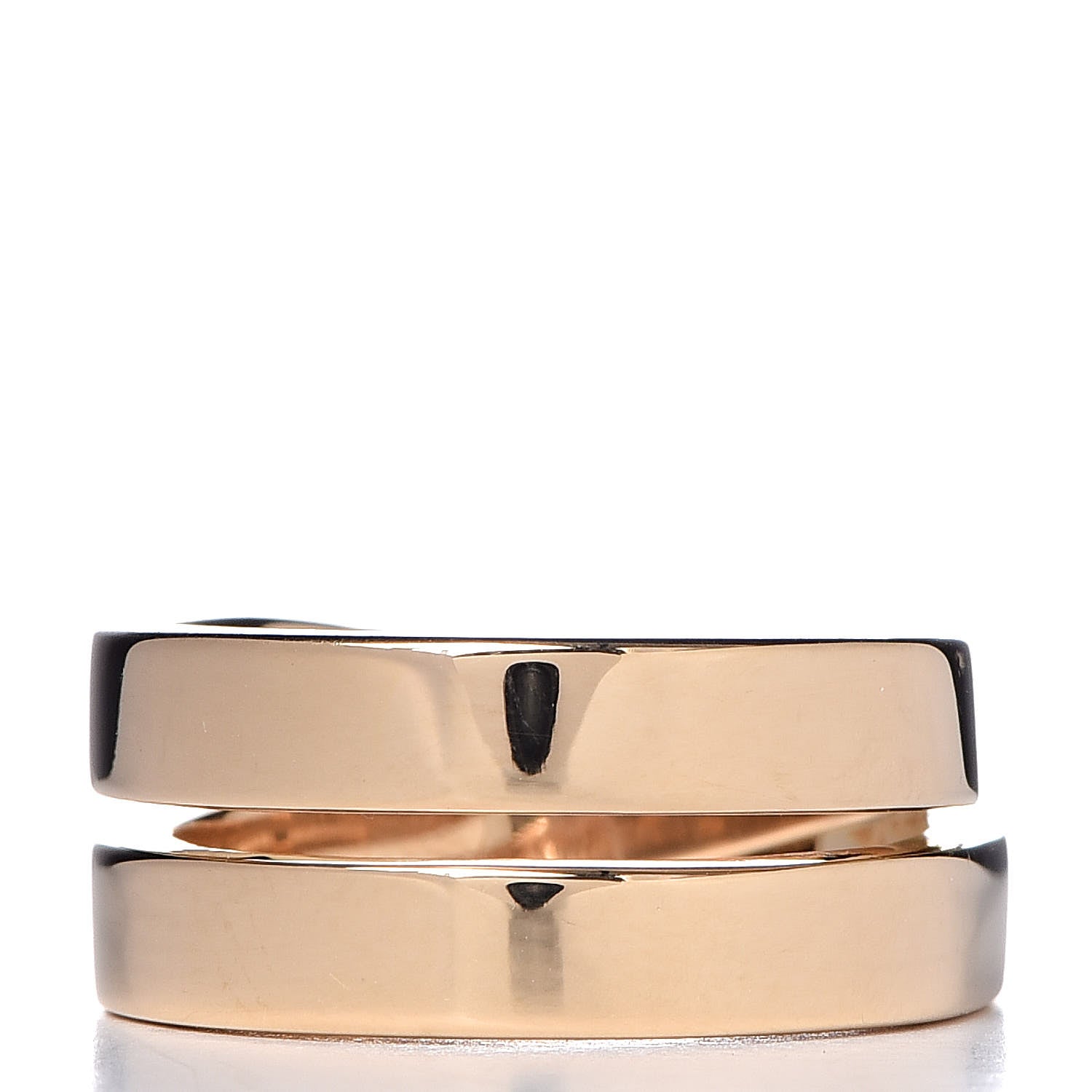 Cartier 18K Yellow Gold 9mm Paris Nouvelle Vague Ring 49 5 4 of 5