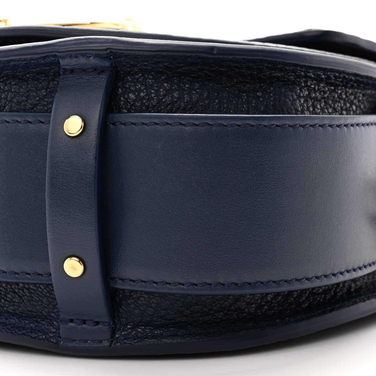 Chloe Grained Calfskin Small Tess Bag Deep Ocean Blue 10 of 13