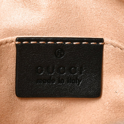 Gucci Calfskin Matelasse GG Marmont Belt Bag 95 38 Black 5 of 9