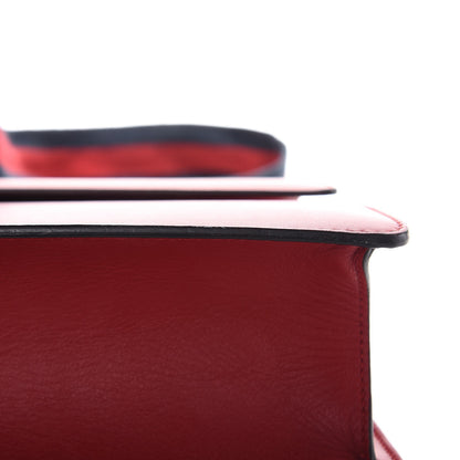 Gucci Moon Calfskin Web Large Dionysus Bamboo Top Handle Bag Hibiscus Red 10 of 11