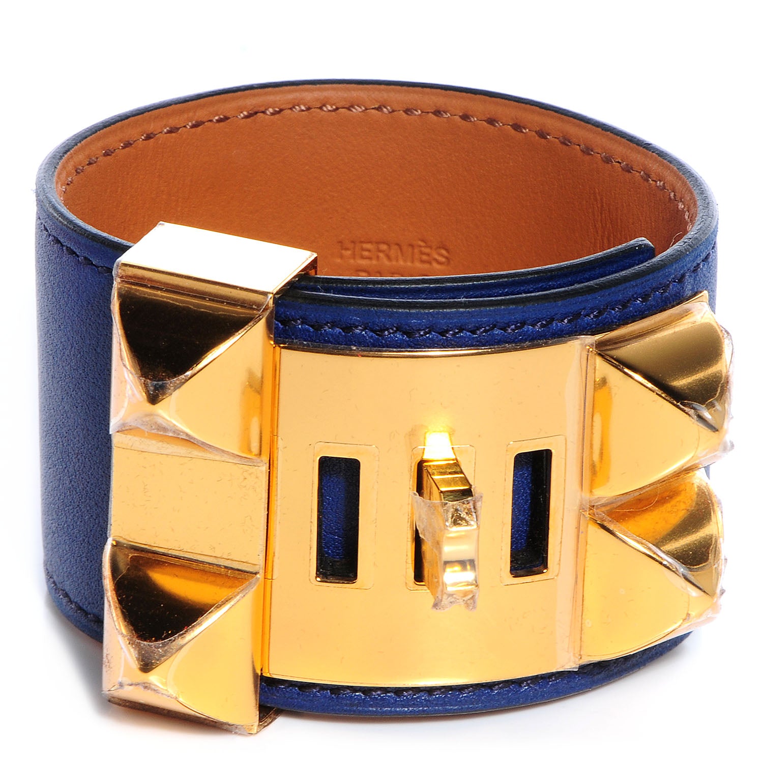 Hermes Swift Collier de Chien CDC Small Bracelet Bleu Saphir 4 of 8