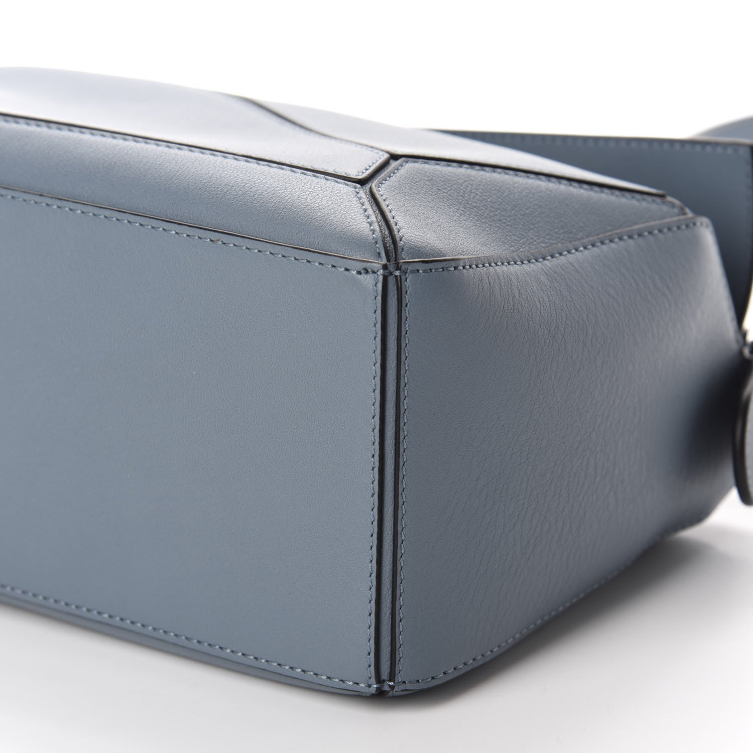 Loewe Calfskin Small Puzzle Bag Stone Blue 7 of 10