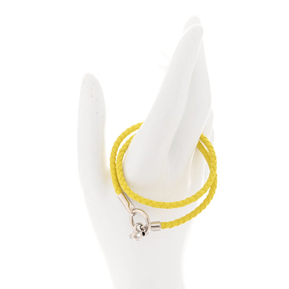 Hermes Swift Glenan Double Tour Bracelet Lime 2 of 5