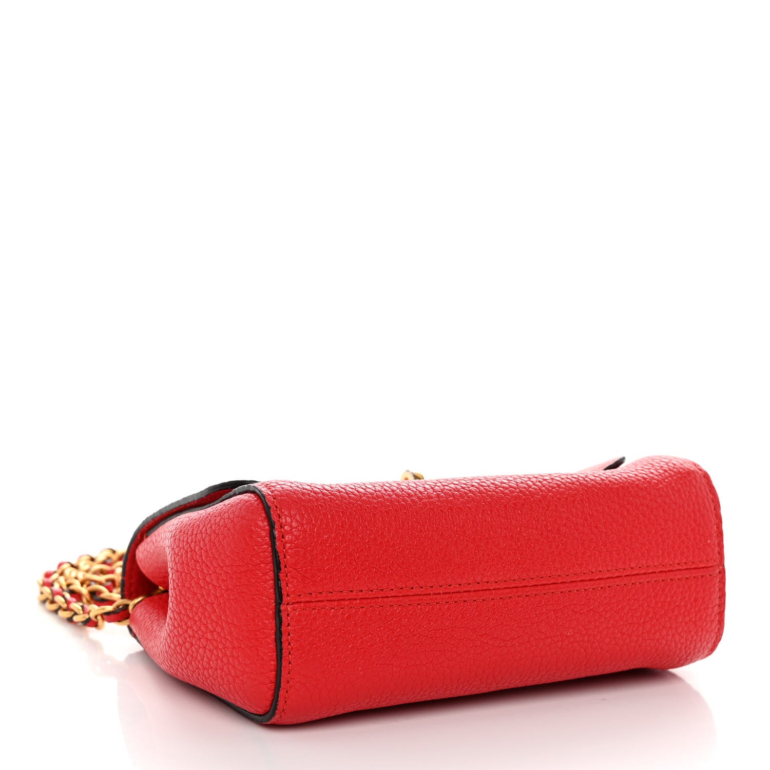 Mulberry Classic Grain Calfskin Mini Lily Fiery Red 4 of 11