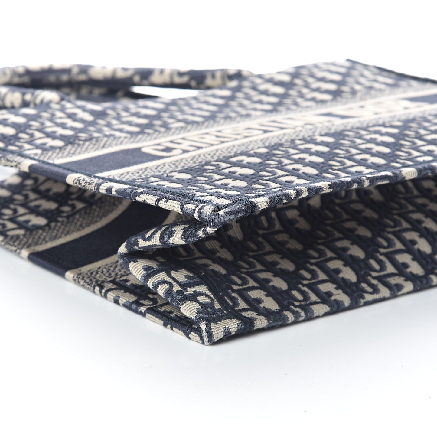 Oblique Medium Book Tote Blue Multicolor