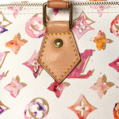 Louis Vuitton Watercolor Aquarelle Speedy 35 White 15 of 17