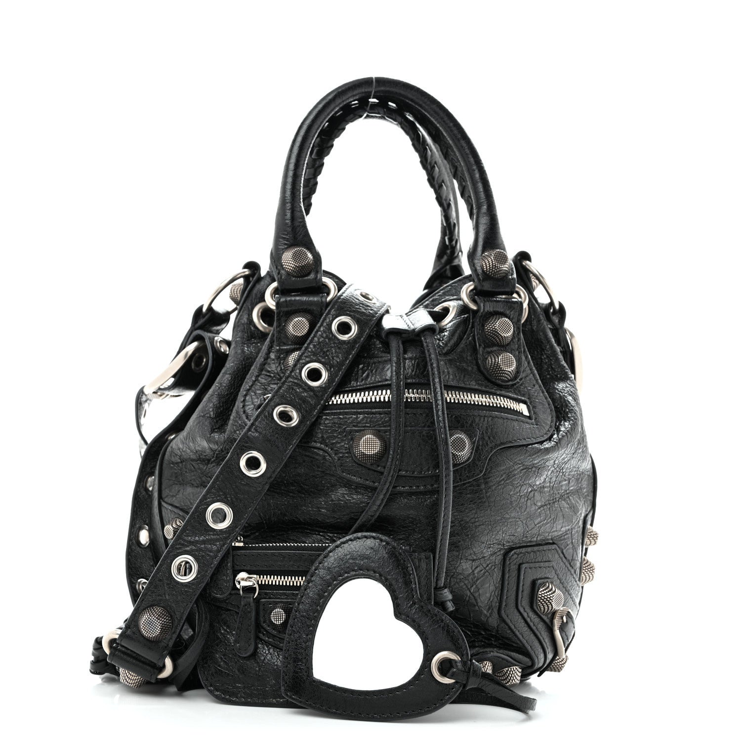 Balenciaga Agneau Arena Small Le Cagole Bucket Bag  Black 1 of 10
