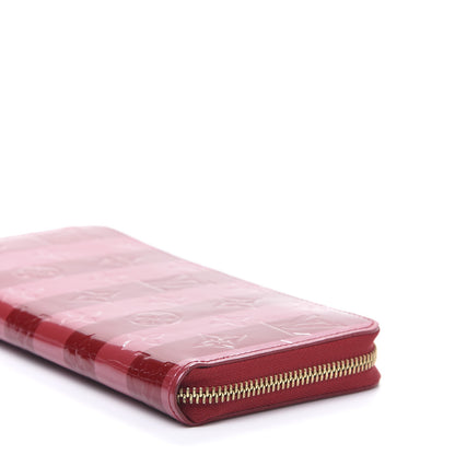 Louis Vuitton Vernis Rayures Zippy Wallet Pomme D'Amour 7 of 10