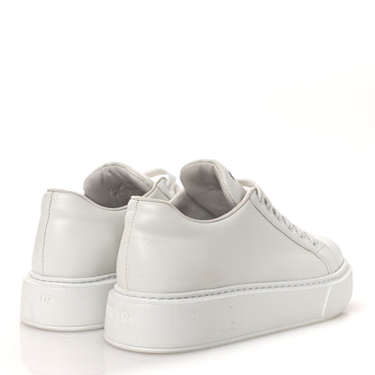 Prada Vitello Soft Logo Womens Low Top Sneakers 36 White 5 of 11