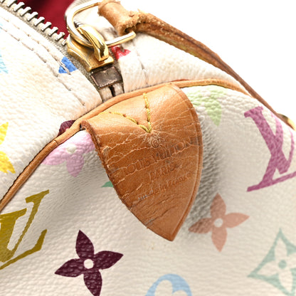 Louis Vuitton Monogram Multicolor Speedy 30 White 6 of 10