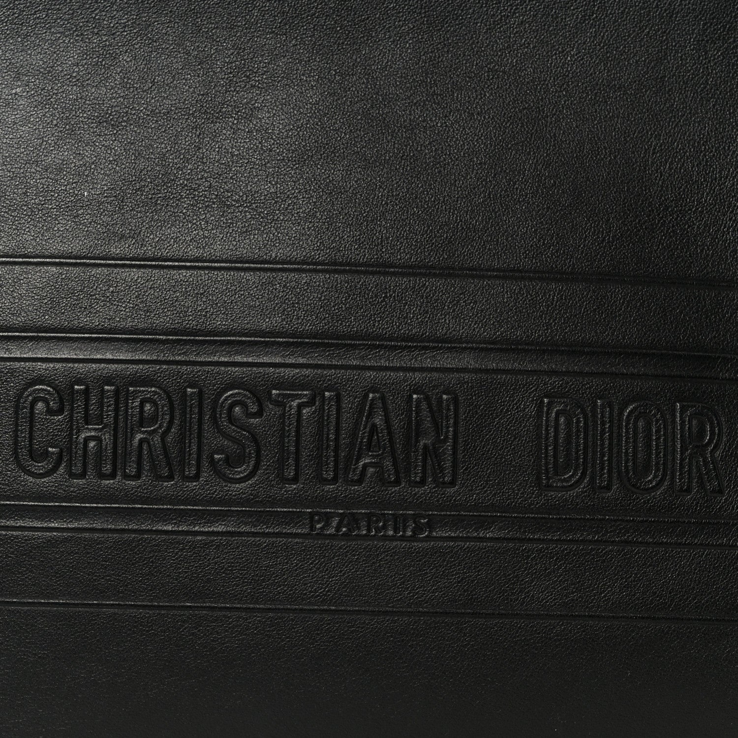 Christian Dior Calfskin Medium Diordouble Zip Pouch Black 1864681 Christian Dior Calfskin Medium Diordouble Zip Pouch Black 1864681