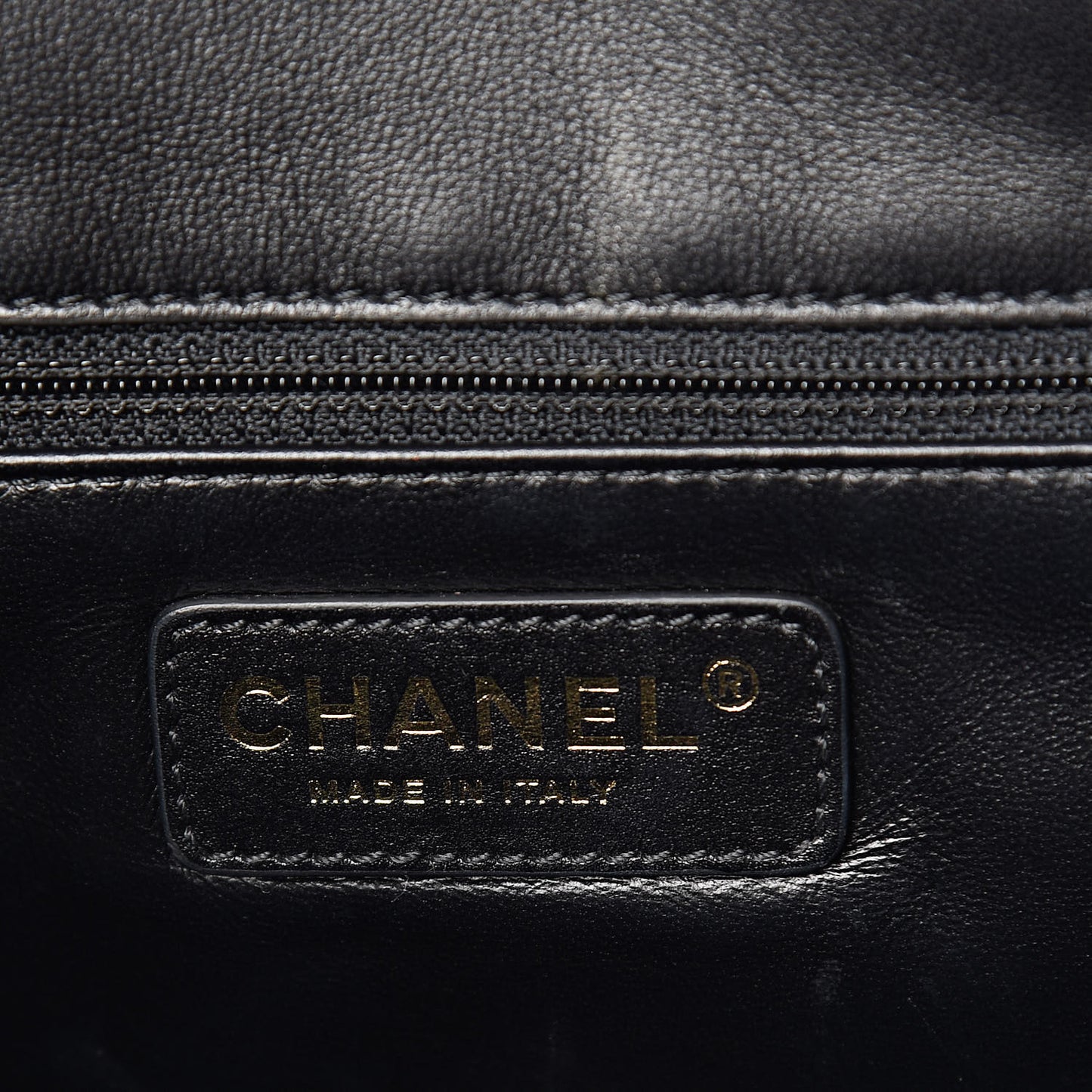 Lambskin Quilted Chain Backpack Black