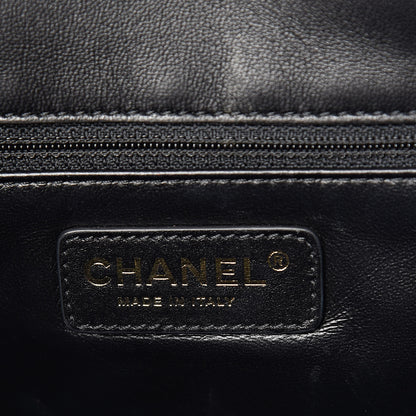 Chanel Lambskin Quilted Chain Backpack Black 6 of 17