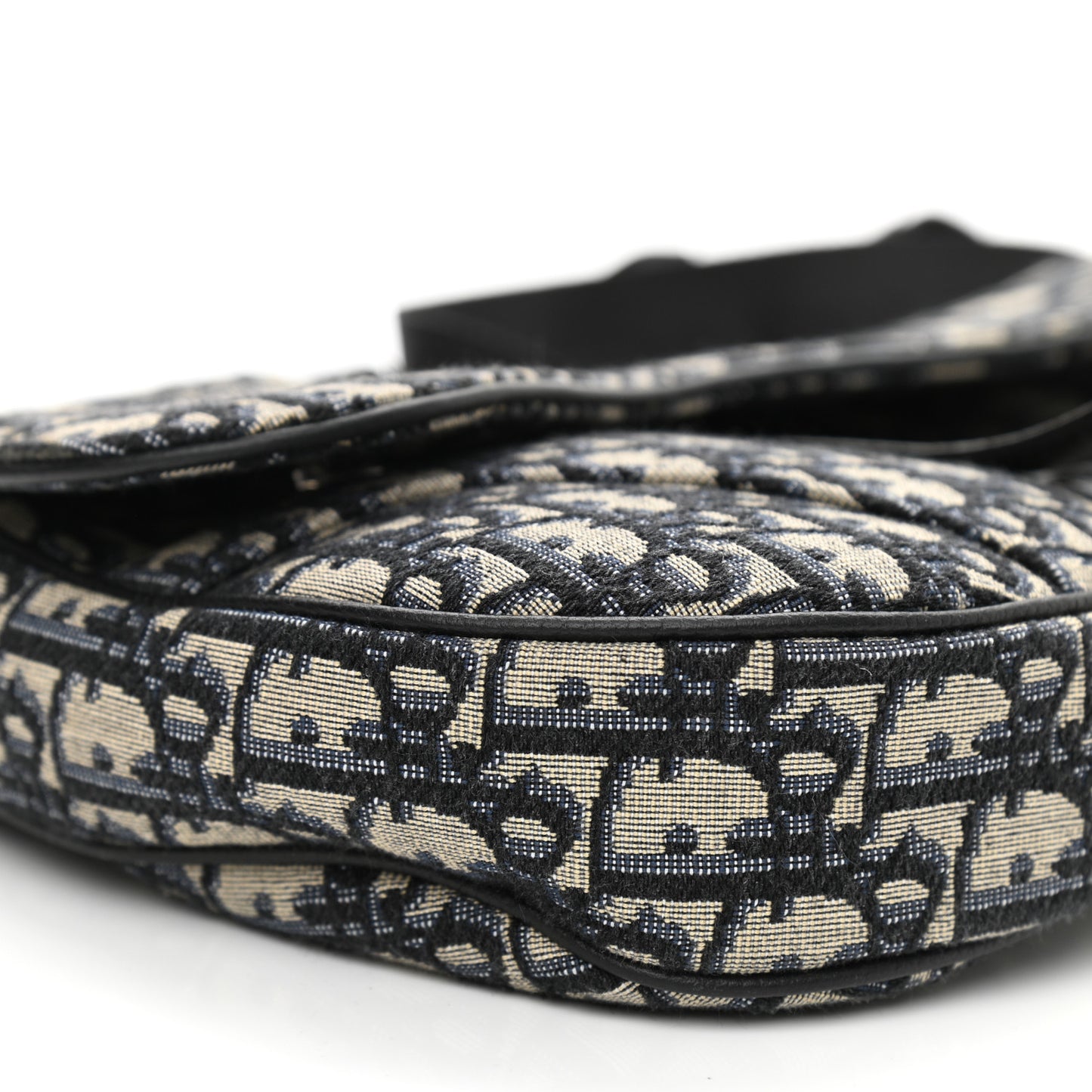 Oblique Mens Saddle Bag Blue