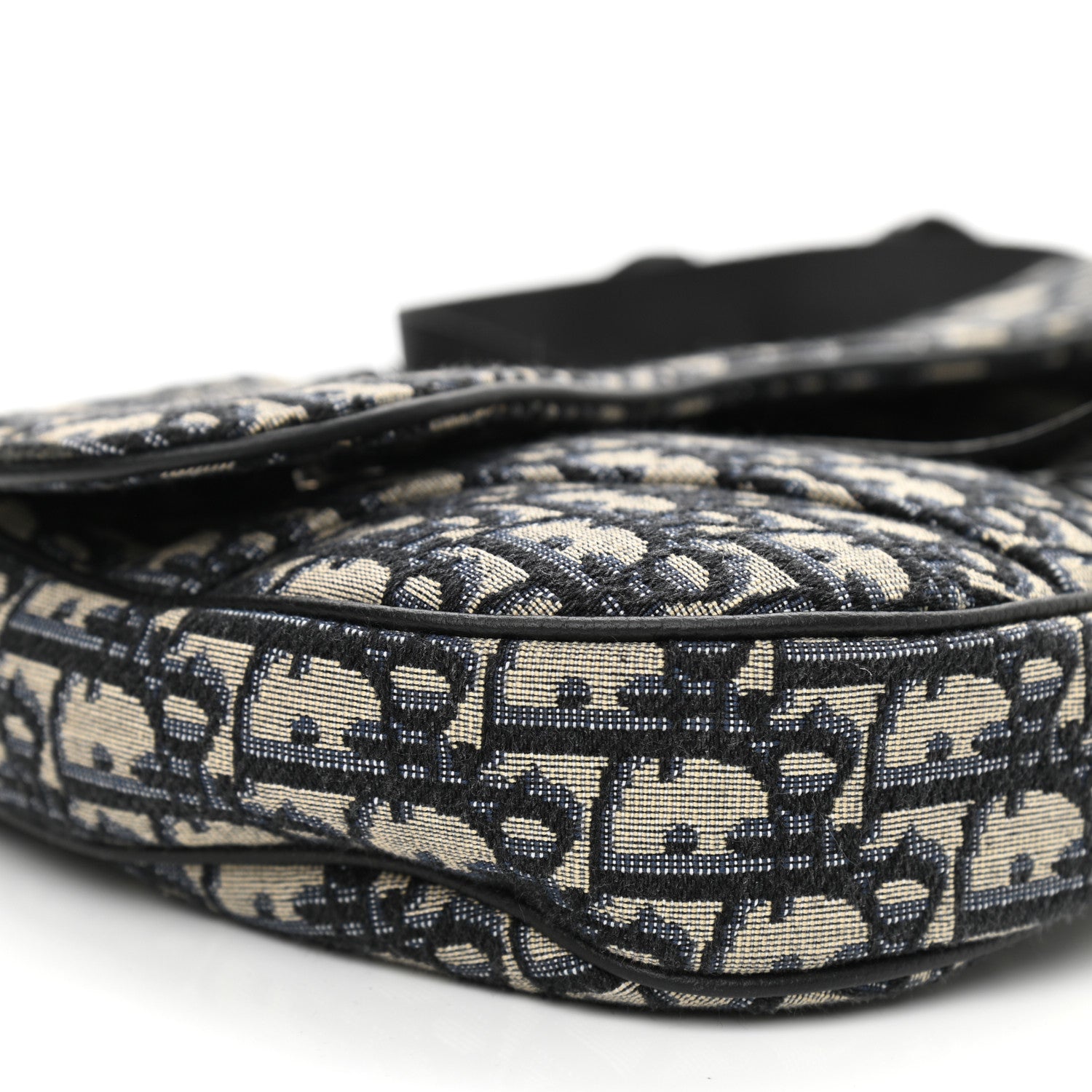 Christian Dior Oblique Mens Saddle Bag Blue 7 of 7