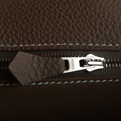 Hermes Togo Kelly Retourne 32 Etoupe 10 of 27